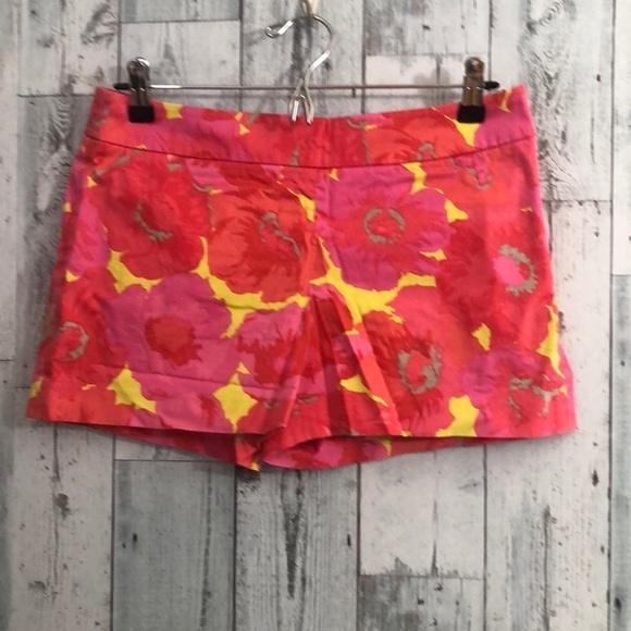 Loft Bright Floral Print Petite Shorts 4P - Picture 1 of 9